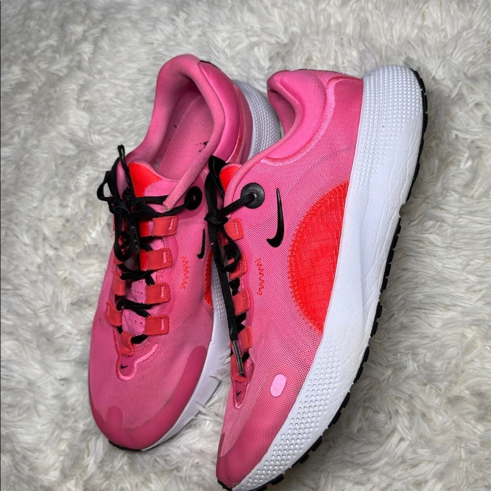 Nike React Escape Pink And Red Running Shoes - image 3